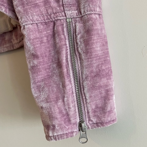 Free People Velvet Jacket - Pink - Medium - like new - Picture 9 of 11
